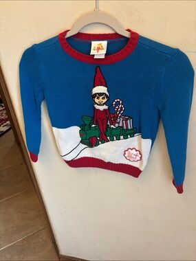 Elf on the shelf sweater! Size 4